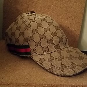 Gucci Original GG Canvas baseball cap with web